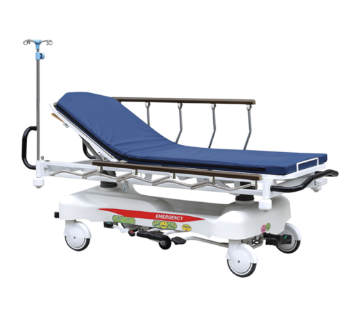 SKB041-3 Steel Hospital Patient Trolley