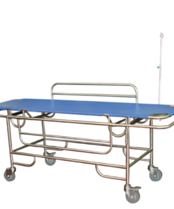 SKB037(A) Stainless Steel Metal Frame Patient Transport Trolley